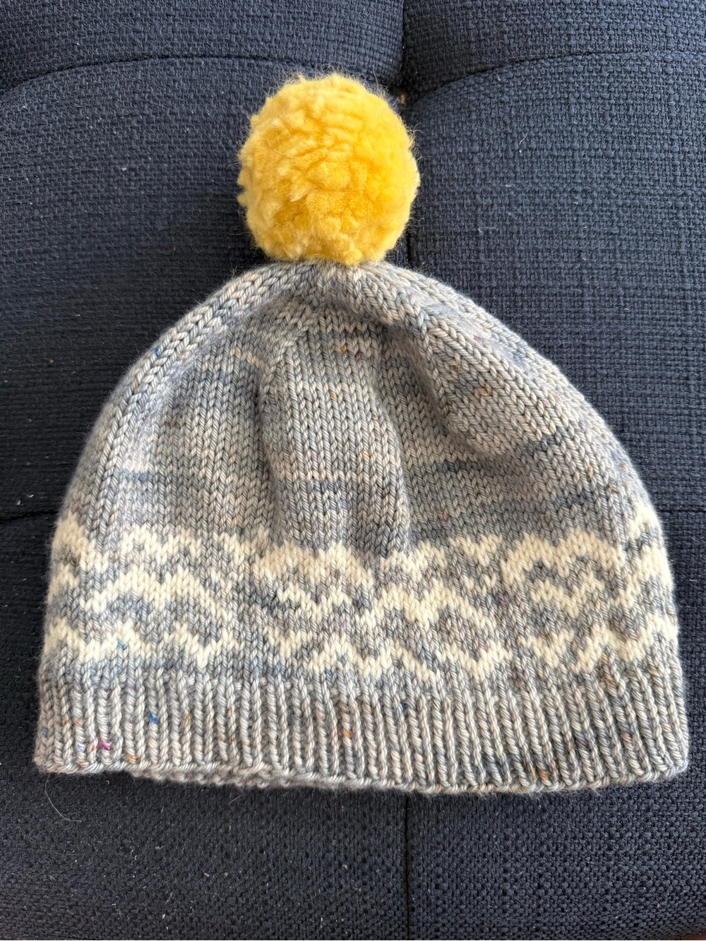 Hand knit wave caps beanie
